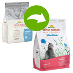 Load image into Gallery viewer, Almo Nature Holistic Sterilised Salmon and Rice Kibble for Cats