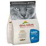 Load image into Gallery viewer, Almo Nature Holistic Sterilised Salmon and Rice Kibble for Cats