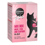 Load image into Gallery viewer, Cosma Asia in Jelly Pouches 6 x 100g
Mix box Meat ,Fish and Seafood