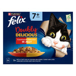 Load image into Gallery viewer, Felix Senior As Good As It Looks - Doubly Delicious 12 x 85g