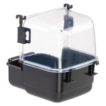 Load image into Gallery viewer, Ferplast Large Parakeet Bird Bath, black