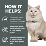 Load image into Gallery viewer, White cat with a product label on a gray background