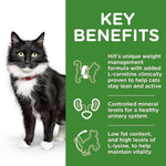 Load image into Gallery viewer, Cat with key benefits of Hill's pet food formula on a green background