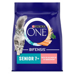 Load image into Gallery viewer, PURINA ONE Senior 7+ Salmon and Whole Grains Dry Cat Food
