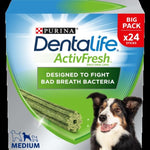Load image into Gallery viewer, Purina Dentalife ActivFresh Daily Dental Care Snacks for Medium Breed Dogs