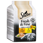 Load image into Gallery viewer, Sheba Fresh and Fine in Gravy Mini Pouches Saver Pack 12 x 50g