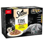 Load image into Gallery viewer, Sheba Pouches Fine Flakes Saver Pack 96 x 85g