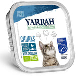 Load image into Gallery viewer, Yarrah Organic Chunks in Gravy 6 x 100g wet cat food pack