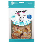 Load image into Gallery viewer, DOKAS dog treat package with chicken breast and apple flavor on a white background