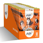 Load image into Gallery viewer, Packaging of HiLife cat treats with multiple pouches displayed.