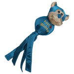 Load image into Gallery viewer, Blue KONG Wubba toy with a monkey design on a white background