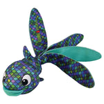 Load image into Gallery viewer, Colorful fish-shaped toy with a patterned body on a white background