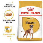 Load image into Gallery viewer, Royal Canin Boxer dog food package with branding and product features.