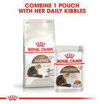 Load image into Gallery viewer, Royal Canin Ageing 12+ cat food packaging on a white background