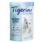 Load image into Gallery viewer, Tigerino Crystals silicate litter packaging with a cat on the label