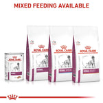 Load image into Gallery viewer, Royal Canin veterinary diets for dogs with a can and three bags on a white background.