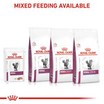 Load image into Gallery viewer, Royal Canin Renal cat food packages on a white background with 'Mixed Feeding Available' text.