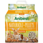 Load image into Gallery viewer, Anibest Naturholz-Pellets packaging with rabbits on a white background