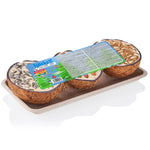 Load image into Gallery viewer, Three bird feeders on a tray with packaging on a white background