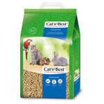 Load image into Gallery viewer, Bag of Cat's Best Universal pet food with a green and blue design featuring a cat, parrot, rabbit, and guinea pig.