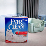 Load image into Gallery viewer, Box of Ever Clean cat litter with a cat litter tray in the background
