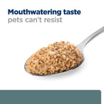 Load image into Gallery viewer, Spoonful of pet food with text 'Mouthwatering taste pets can't resist' on a white background