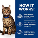 Load image into Gallery viewer, Cat wearing a blue collar with text on how it works on a white and blue background