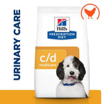 Load image into Gallery viewer, Hills Prescription Diet c/d multicare urinary care dog food packaging with a dog on the label.