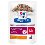 Load image into Gallery viewer, Hills Prescription Diet Digestive Care i/d cat food pouch on a white background