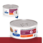 Load image into Gallery viewer, Two cans of Hills Prescription Diet Digestive Care i/d cat food on a white background