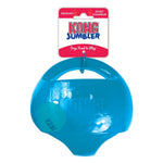 Load image into Gallery viewer, Blue KONG Jumbler toy with packaging on a white background