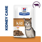Load image into Gallery viewer, Hills Prescription Diet k/d Kidney Care cat food package with a cat on the label.