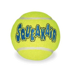 Load image into Gallery viewer, Yellow tennis ball with 'Squeakair' text on a white background