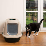 Load image into Gallery viewer, kooa Covered Cat Litter Tray - 90% recycled Plastic