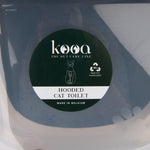 Load image into Gallery viewer, kooa Covered Cat Litter Tray - 90% recycled Plastic