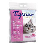 Load image into Gallery viewer, Tigerino Premium cat litter packaging with a cat's face on a white background