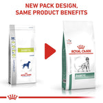 Load image into Gallery viewer, Two packages of Royal Canin Veterinary Diet Diabetic for dogs with a red play button in the middle.