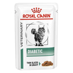Load image into Gallery viewer, Royal Canin Veterinary Diet Diabetic cat food pouch on a white background