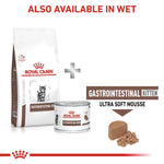 Load image into Gallery viewer, Royal Canin Gastrointestinal Kitten Ultra Soft Mousse packaging with text indicating wet food availability.