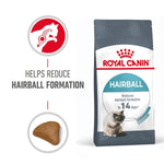 Load image into Gallery viewer, Royal Canin Hairball cat food package with text and icons on a white background