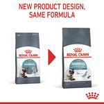 Load image into Gallery viewer, Two packages of Royal Canin Hairball cat food with a red arrow and text on a white background
