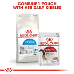 Load image into Gallery viewer, Two Royal Canin cat food packages on a white background with text.