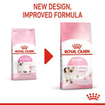Load image into Gallery viewer, Two packages of Royal Canin Kitten food with a red arrow and text on a white background