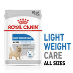 Load image into Gallery viewer, Royal Canin Light Weight Care dog food packaging on a white background
