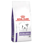 Load image into Gallery viewer, Royal Canin dog food package for mature consult small dogs on a white background