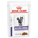 Load image into Gallery viewer, Royal Canin Mature Consult cat food pouch on a white background