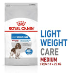 Load image into Gallery viewer, Royal Canin Light Weight Care Medium dog food packaging on a white background