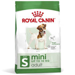 Load image into Gallery viewer, Royal Canin mini adult dog food packaging on a white background