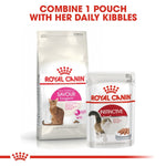 Load image into Gallery viewer, Two Royal Canin cat food packages on a white background with text.