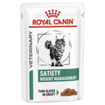 Load image into Gallery viewer, Royal Canin Veterinary Satiety Weight Management cat food pouch on a white background